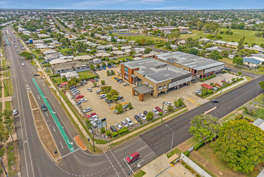 Aerial view of IWC building