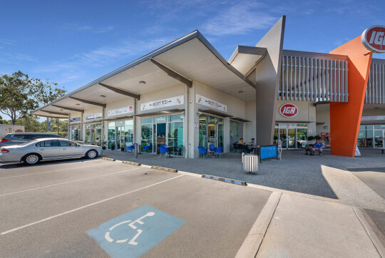 View from carpark of Moore Park shopping centre