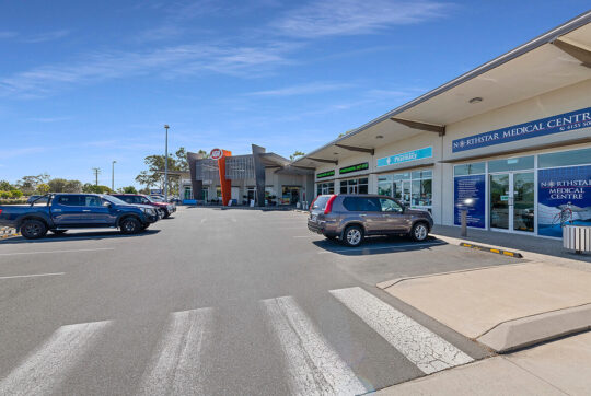 View from carpark of Moore Park shopping centre