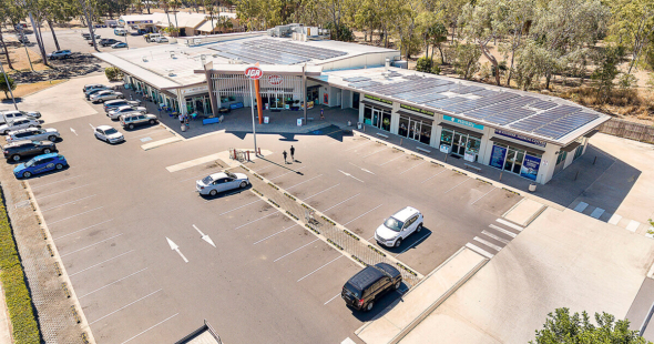 aerial view of Moorepark shopping centre