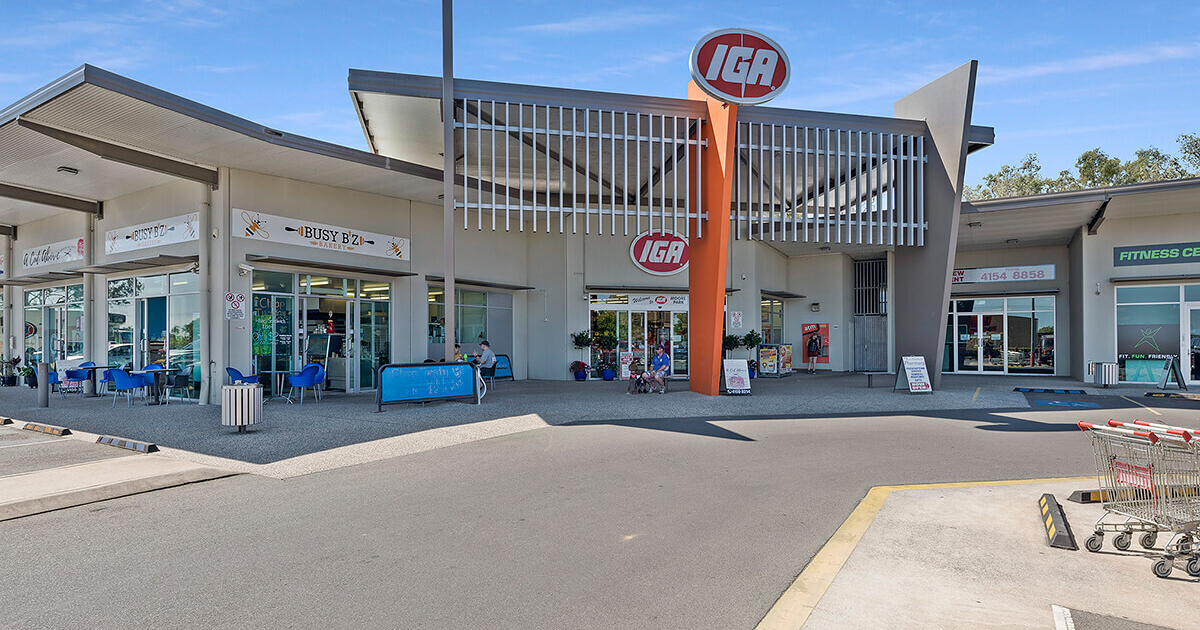 Front entrance to IGA at Moorepark shopping centre